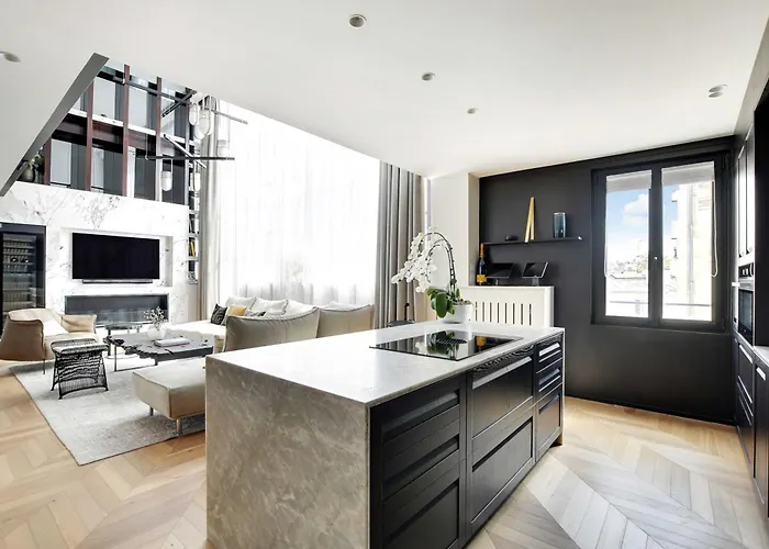 Exceptional With Ac - 2bd-4p - Parc Monceau Apartman
